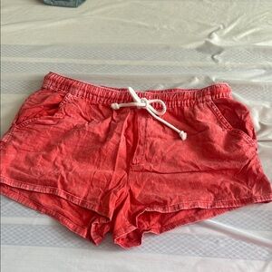 Aeries Red Soft Shorts
